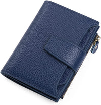 Compact Multi-Functional Leather Wallet – RFID Blocking-Royal Blue-State of Style