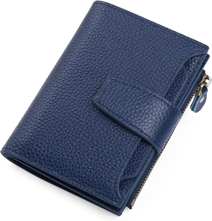 Compact Multi-Functional Leather Wallet – RFID Blocking-Royal Blue-State of Style