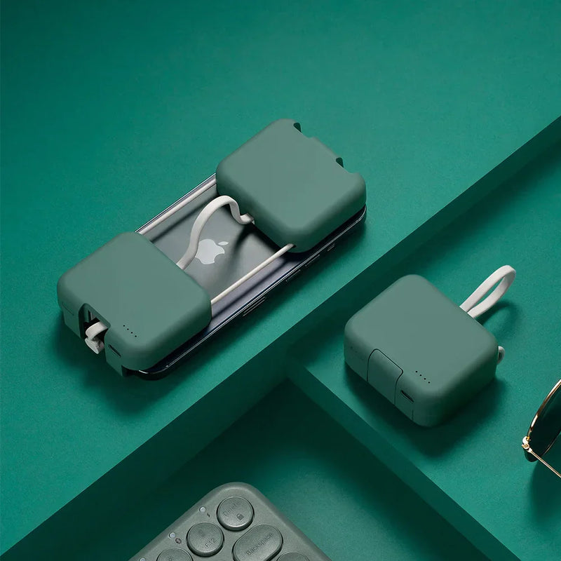 Compact Powerbank - PowerPocket-Green-State of Style