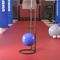 Compact Storage Rack for Sports Balls and Accessories - BallRack Pro-White-3 Balls-State of Style
