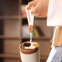 Compact Thermos Mug - ThermoSip-White Brown-State of Style