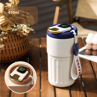 Compact Thermos Mug - ThermoSip-White Brown-State of Style