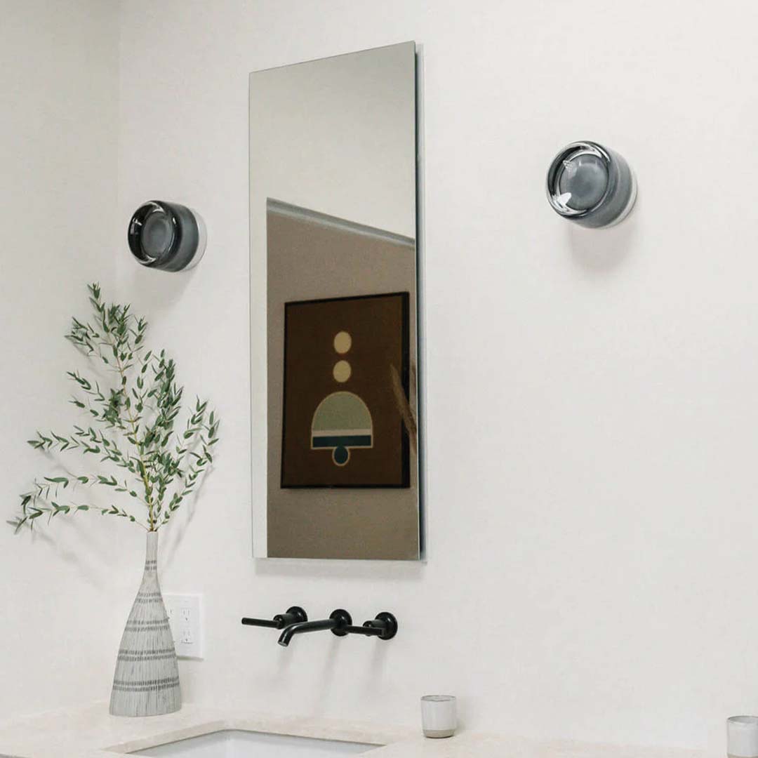 Compact Wall Light - DimpleGlow-Amber-State of Style