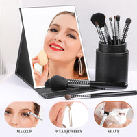 Compacte Make-up Spiegel met Standaard-Zwart-State of Style