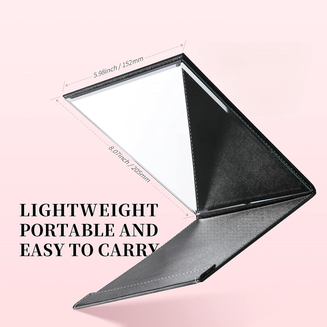 Compacte Make-up Spiegel met Standaard-Zwart-State of Style