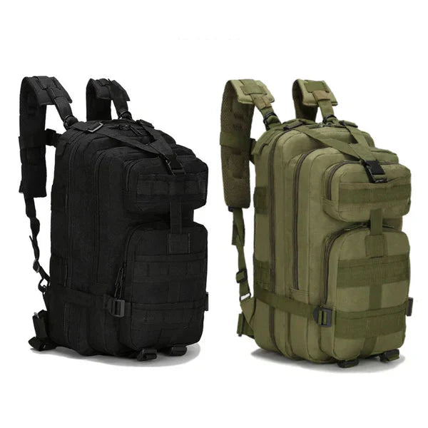 Complete Emergency Package in Tactical Backpack (20L) - CrisisKit-Black-State of Style