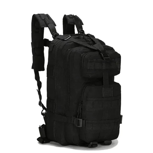 Complete Emergency Package in Tactical Backpack (20L) - CrisisKit-Black-State of Style