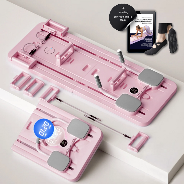 Complete Pilates Reformer Set – CoreFlex Pro-Purple-State of Style