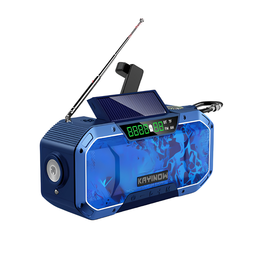 Comprehensive Emergency Radio - SurvivorLight-Blue-State of Style