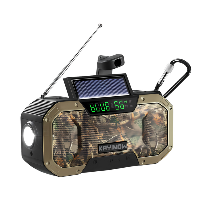 Comprehensive Emergency Radio - SurvivorLight-Brown-State of Style