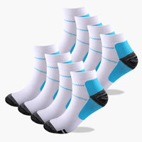 Compression socks - TheraSupport-4 Pairs black + 4 pairs white-2.5 - 9.0-State of Style