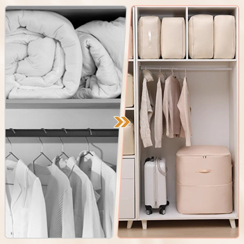 Compression Storage Bags - VacuumEase-Beige-L(52 × 42 × 30 cm)-State of Style