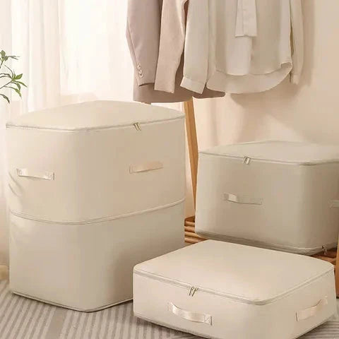 Compression Storage Bags - VacuumEase-Beige-L(52 × 42 × 30 cm)-State of Style