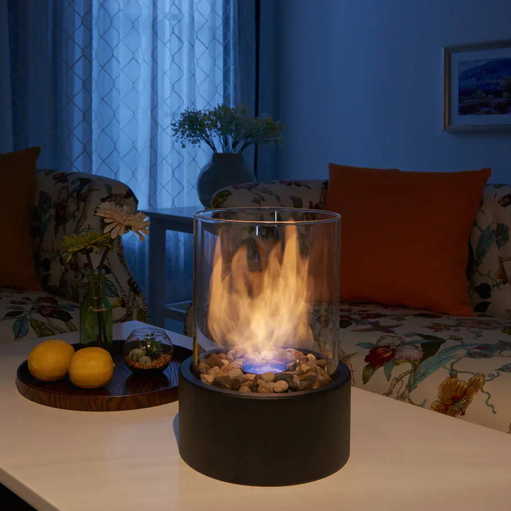 Contemporary Portable Fire Source - GlowFlicker-State of Style