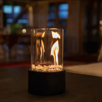 Contemporary Portable Fire Source - GlowFlicker-State of Style