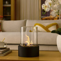 Contemporary Portable Flame Source - GlowFlicker-State of Style
