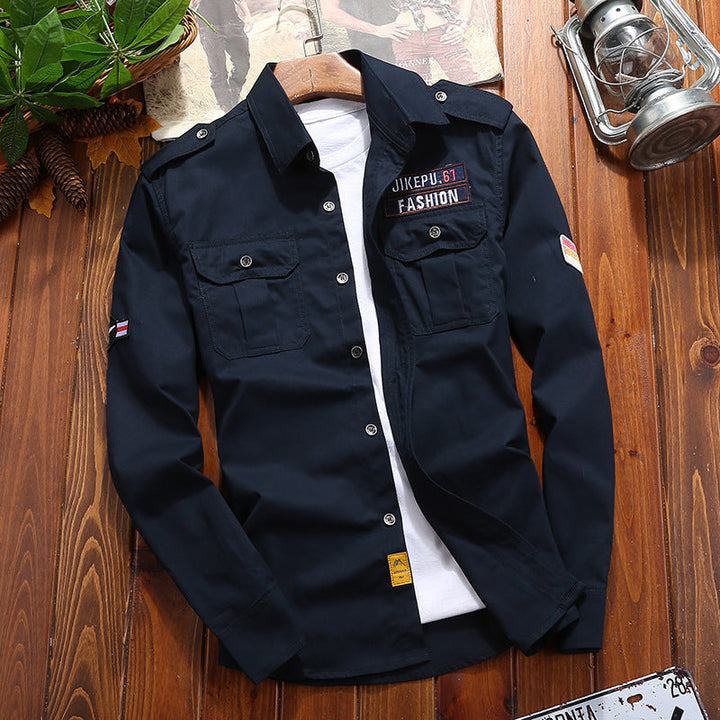 Cool Cargo Shirt for Men - Milan-Blue-3XS-State of Style