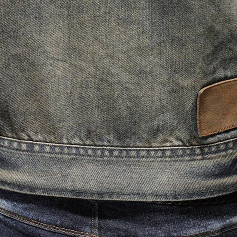 Cool Denim Jacket for Men - Rafael-Denim with Flag-S-State of Style