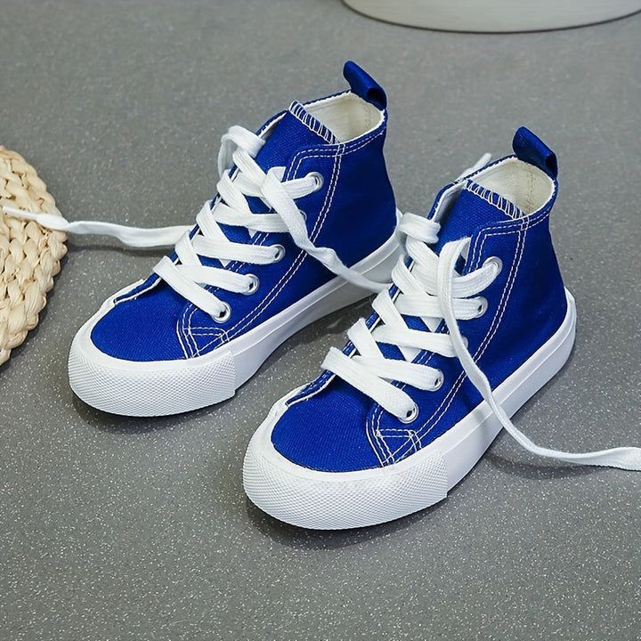 Cool High-Top Sneakers Rilo – For Kids Who Love to Move-Blue-4-State of Style