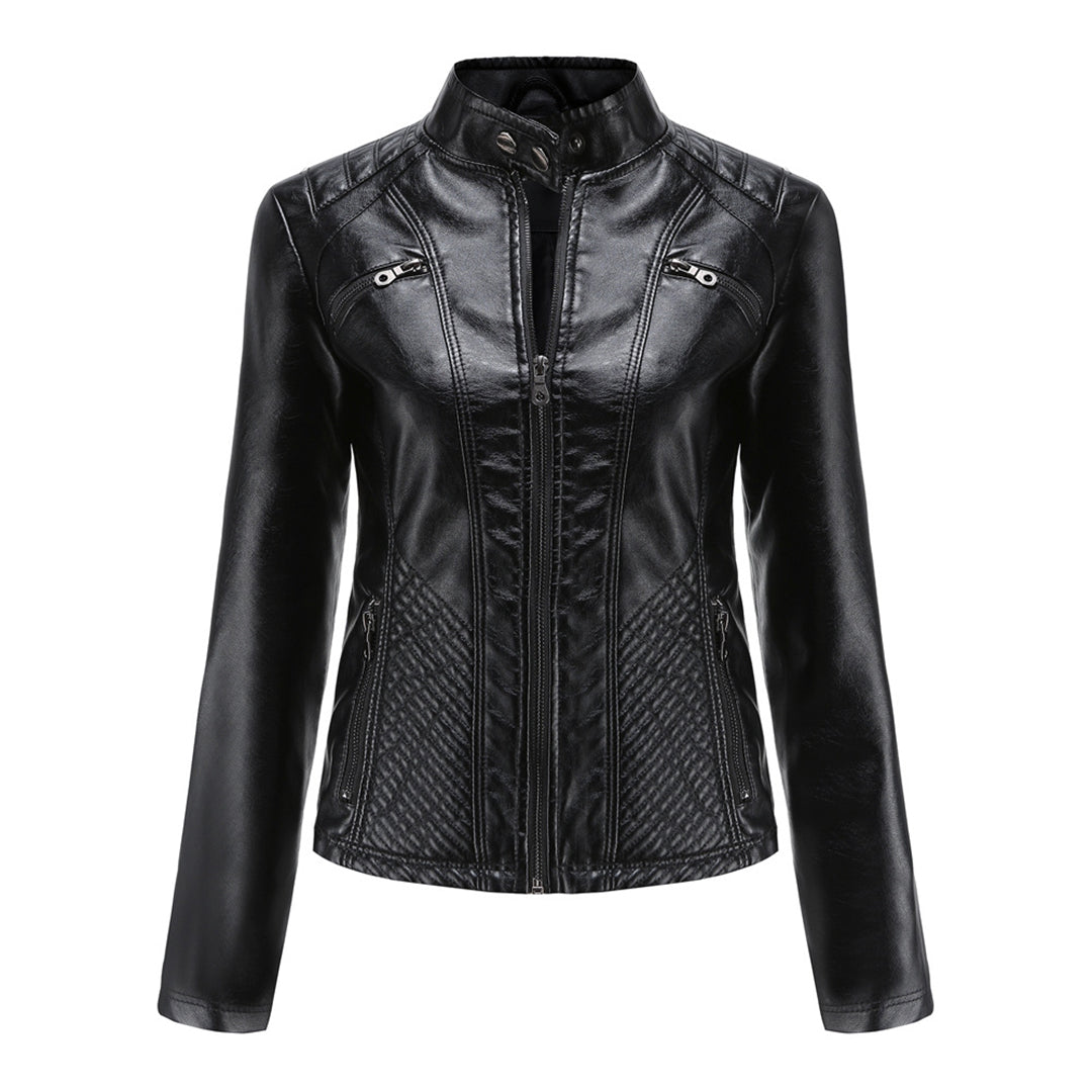 Cool Leather Ladies Jacket - Nova-Brown-XS-State of Style