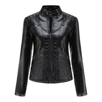 Cool Leather Ladies Jacket - Nova-Brown-XS-State of Style