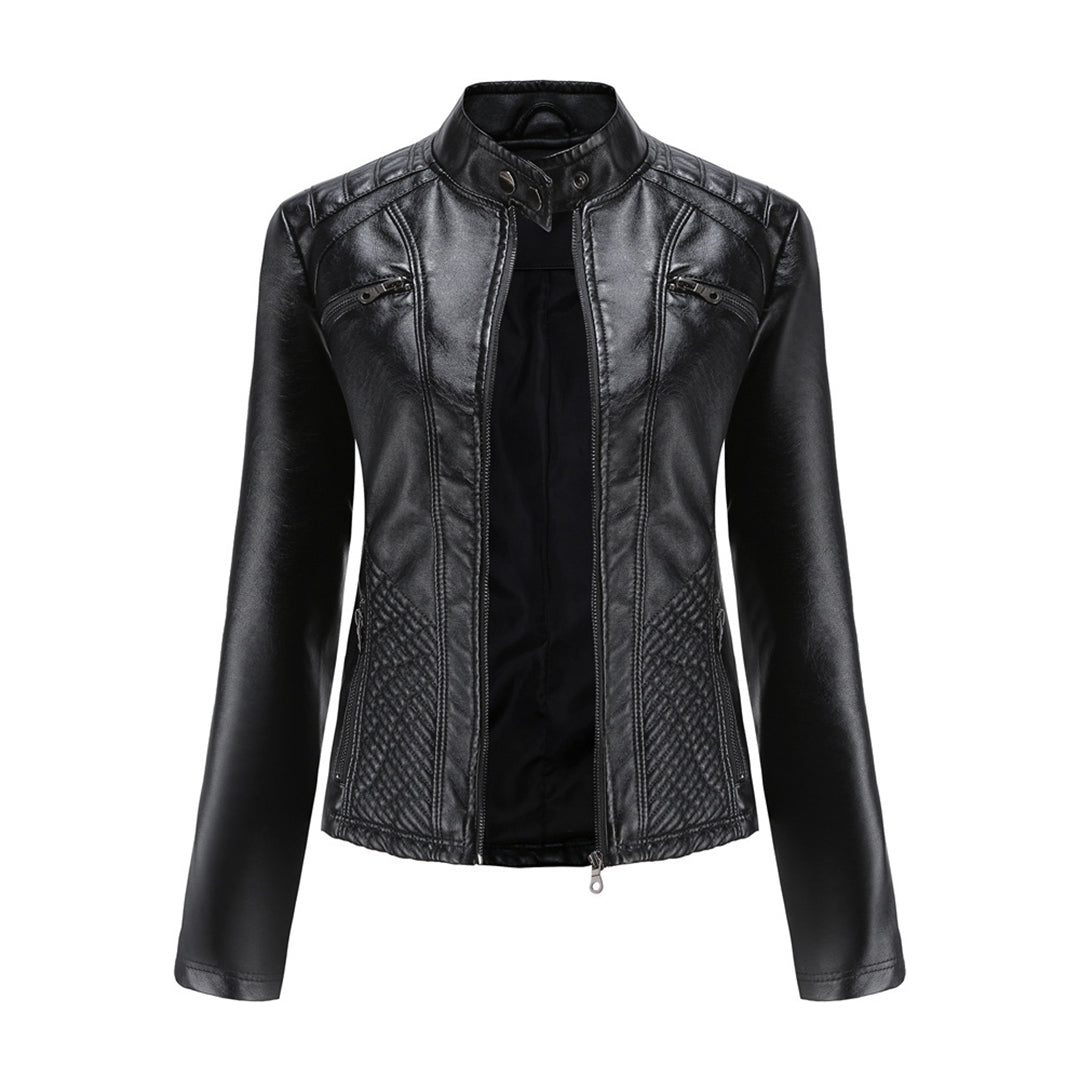 Cool Leather Ladies Jacket - Nova-Brown-XS-State of Style
