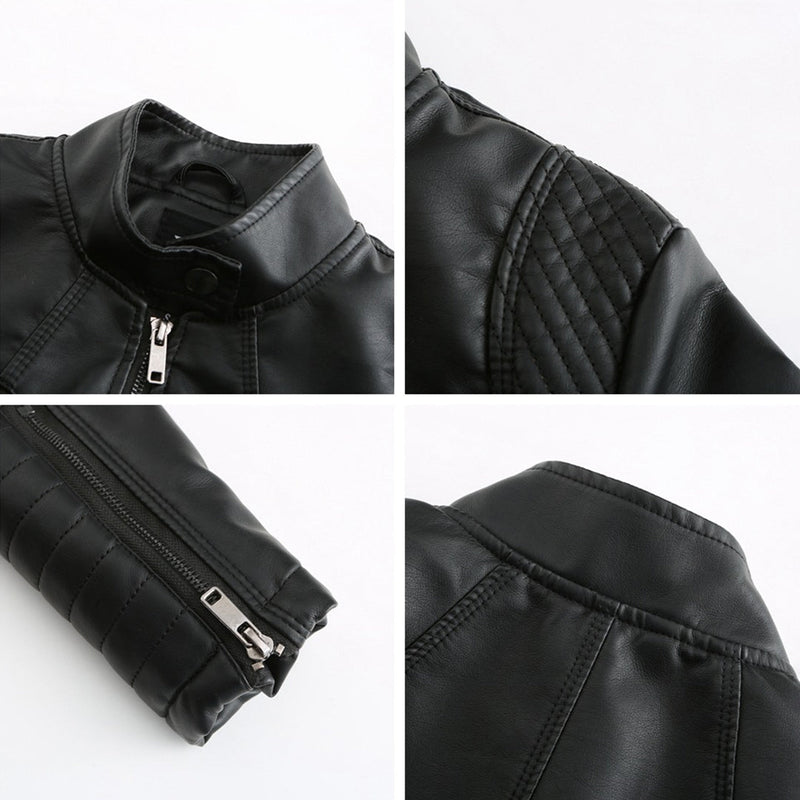 Cool Leather Women's Jacket – Elin-Black-XS-State of Style