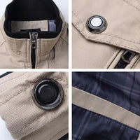 Cool Men's Bomber Jacket - Aiden-Black-M-State of Style
