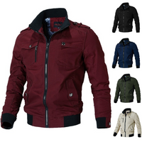Cool Men's Bomber Jacket - Aiden-Black-M-State of Style