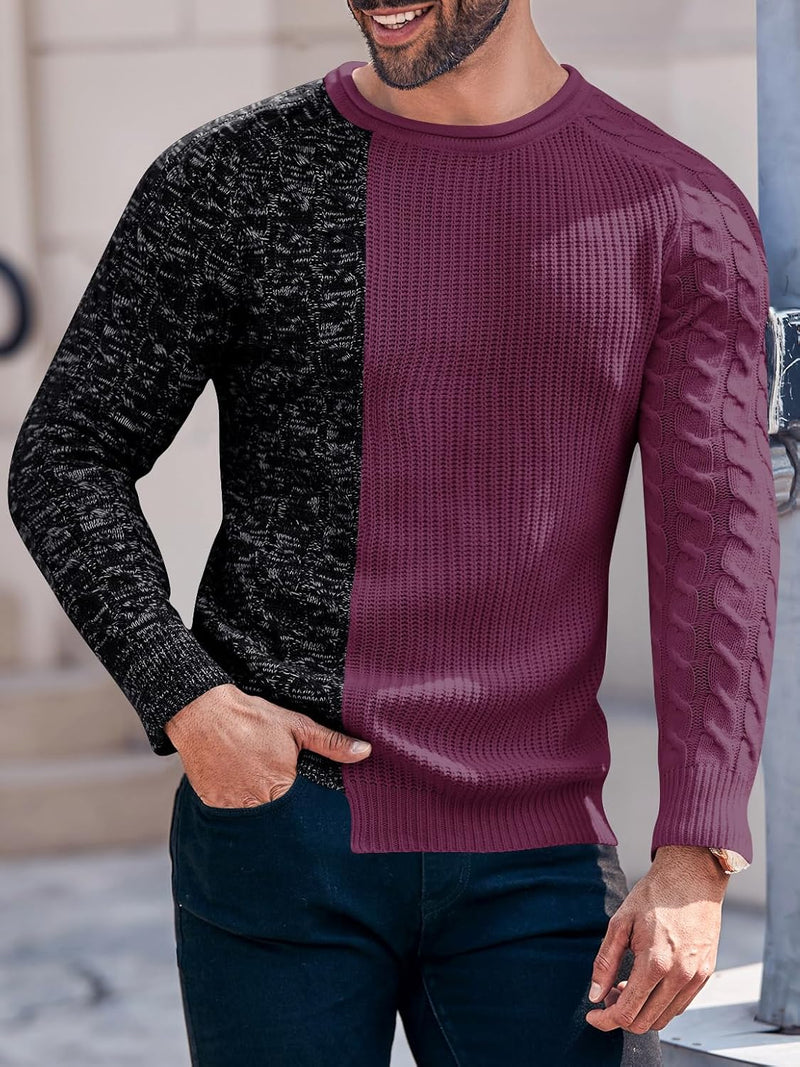 Cool Men's Sweater - Damian-White Grey-M-State of Style