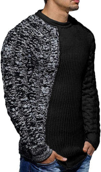Cool Men's Sweater - Damian-White Grey-M-State of Style