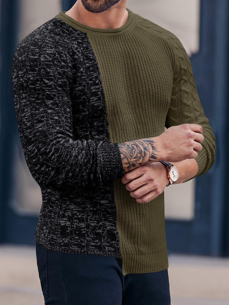 Cool Men's Sweater - Damian-White Grey-M-State of Style