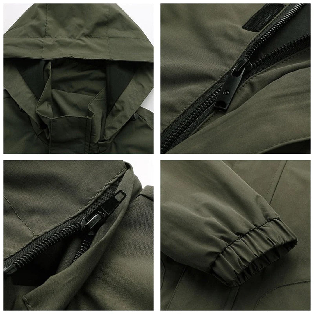 Cool Men's Winter Jacket - Riley-Khaki-S-State of Style