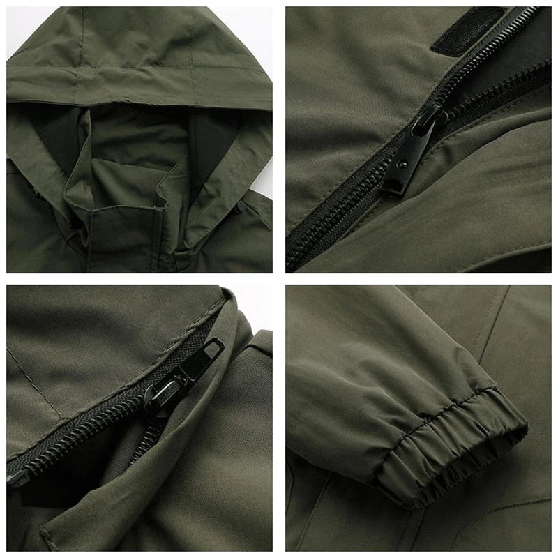 Cool Men's Winter Jacket - Riley-Khaki-S-State of Style
