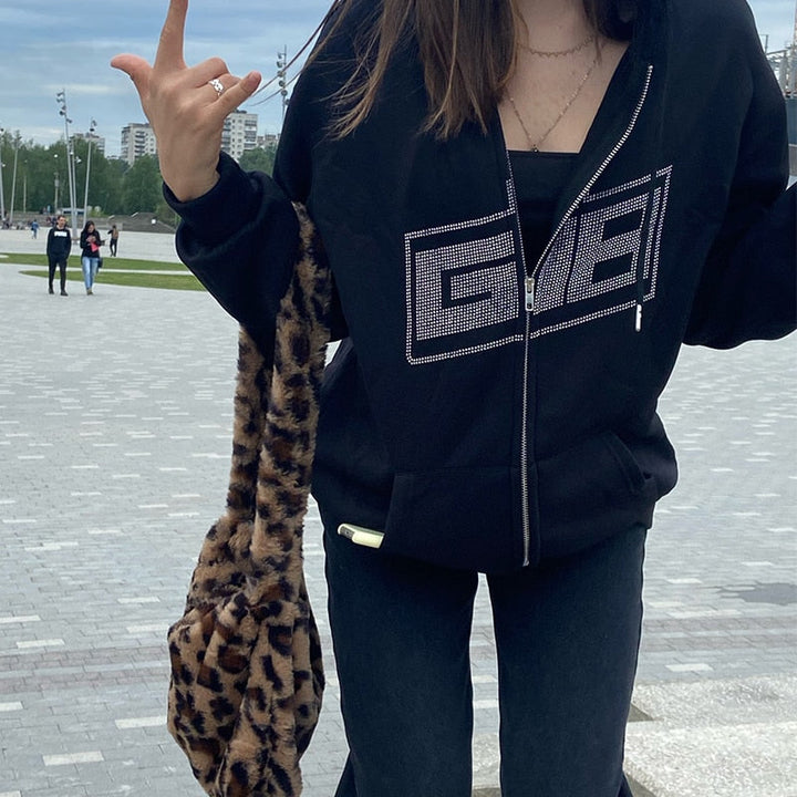 CoolHoodie | Hoodie for Women-Black-S-State of Style
