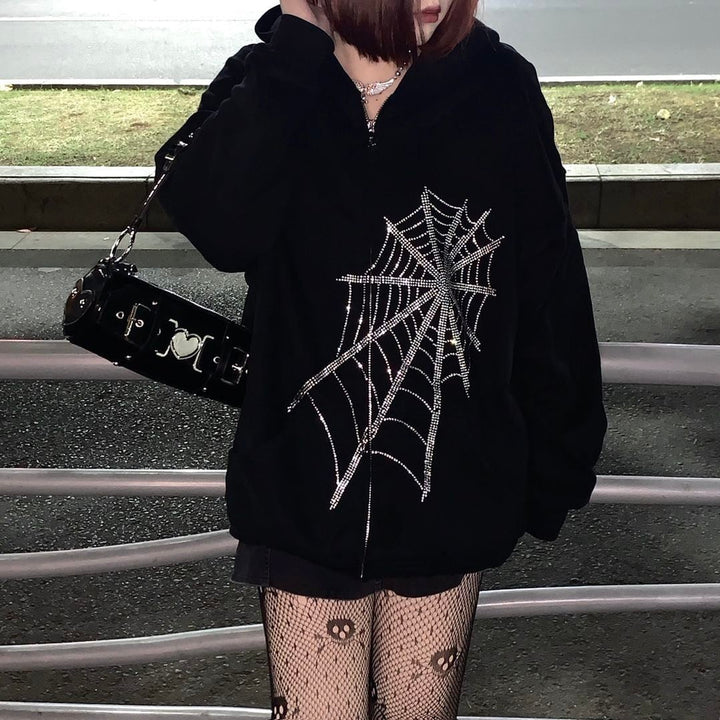 CoolHoodie | Hoodie for Women-Black with Mesh-S-State of Style