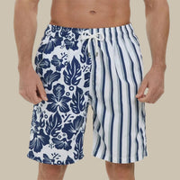 Cooper Swim Shorts | Quick-Drying & Stylish-White Blue-S-State of Style