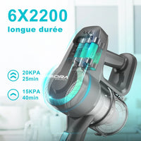 Cordless Standing Vacuum Cleaner - JadePro-Green-State of Style
