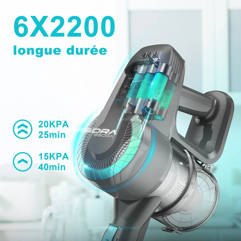 Cordless Standing Vacuum Cleaner - JadePro-Green-State of Style