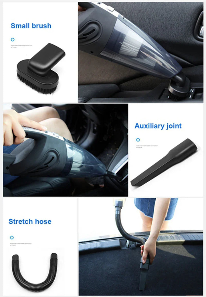Cordless Vacuum Cleaner with Powerful Cyclonic Suction - PowerSuction-Black-State of Style