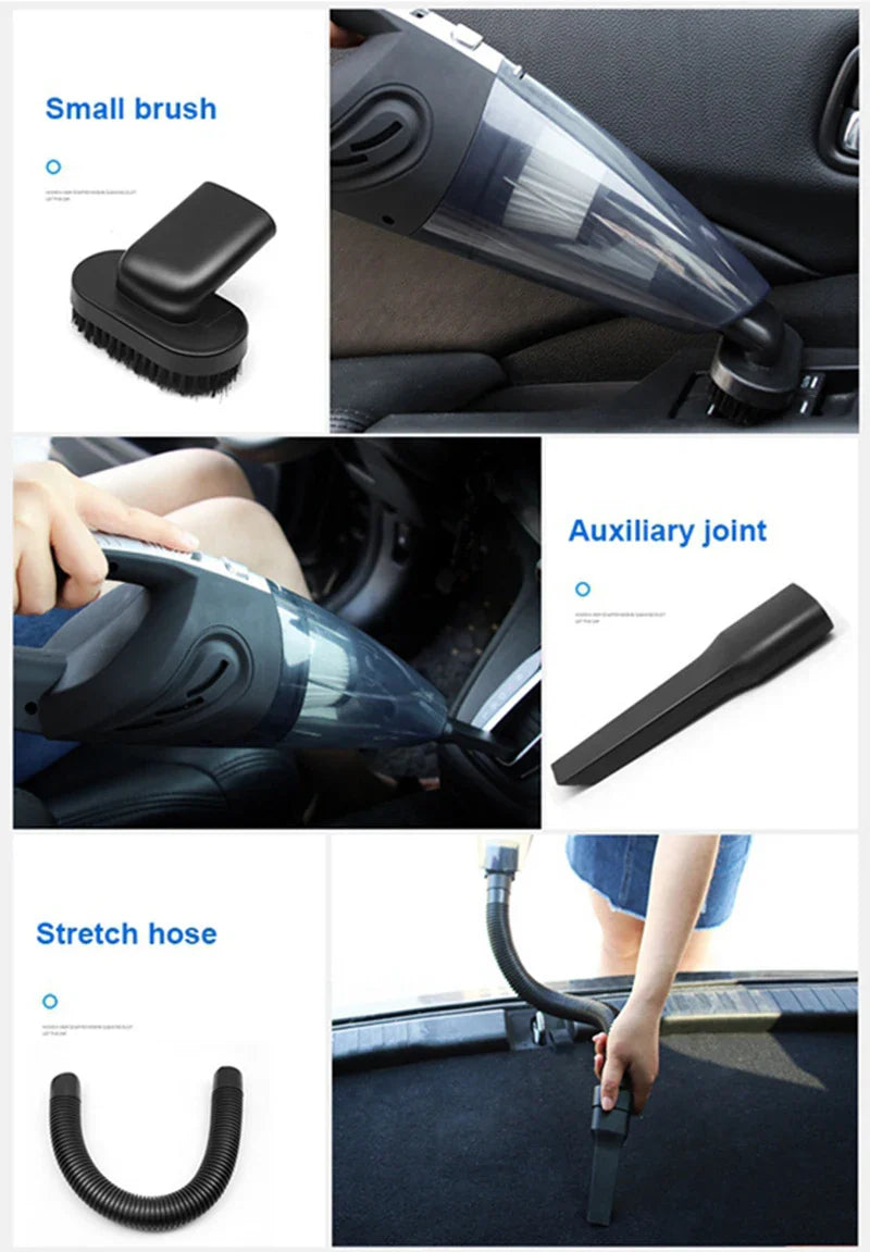 Cordless Vacuum Cleaner with Powerful Cyclonic Suction - PowerSuction-Black-State of Style