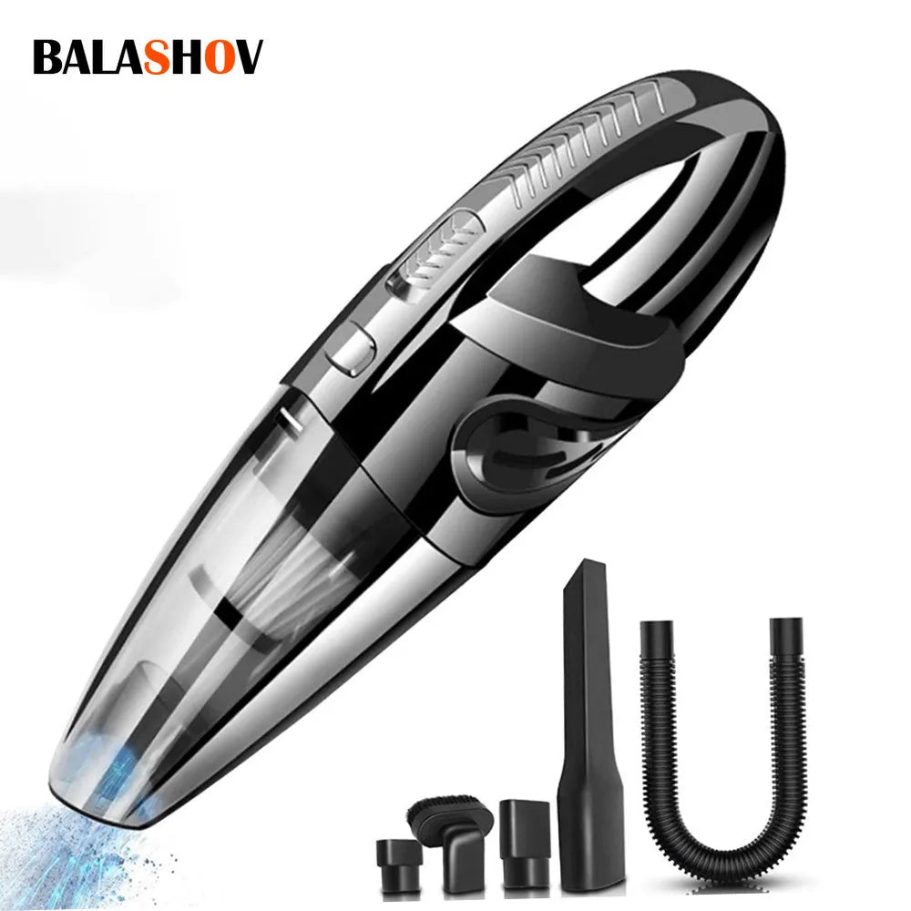 Cordless Vacuum Cleaner with Powerful Cyclonic Suction - PowerSuction-Black-State of Style