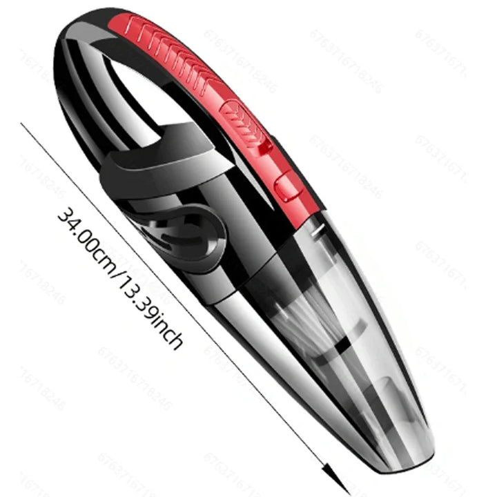 Cordless Vacuum Cleaner with Powerful Cyclonic Suction - PowerSuction-Red-State of Style