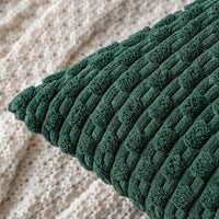 Corduroy Cushion Covers with Boho Style – Velvia-Khaki-40x40CM-State of Style