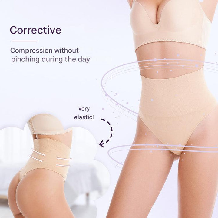 Corrective High Waist String – CurveContour-Black-S-State of Style