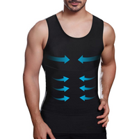 Corrective Shirt with Shaping Effect – Noah-Black-M (50-65kg)-State of Style