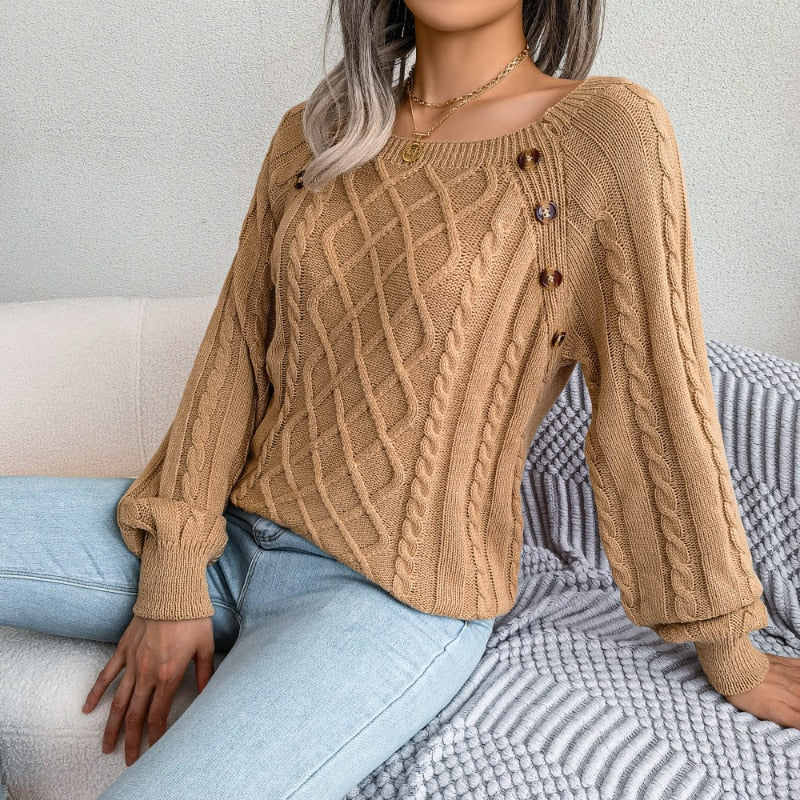 CorShirt | Comfortable Sweater for Women-Army Green-S-State of Style