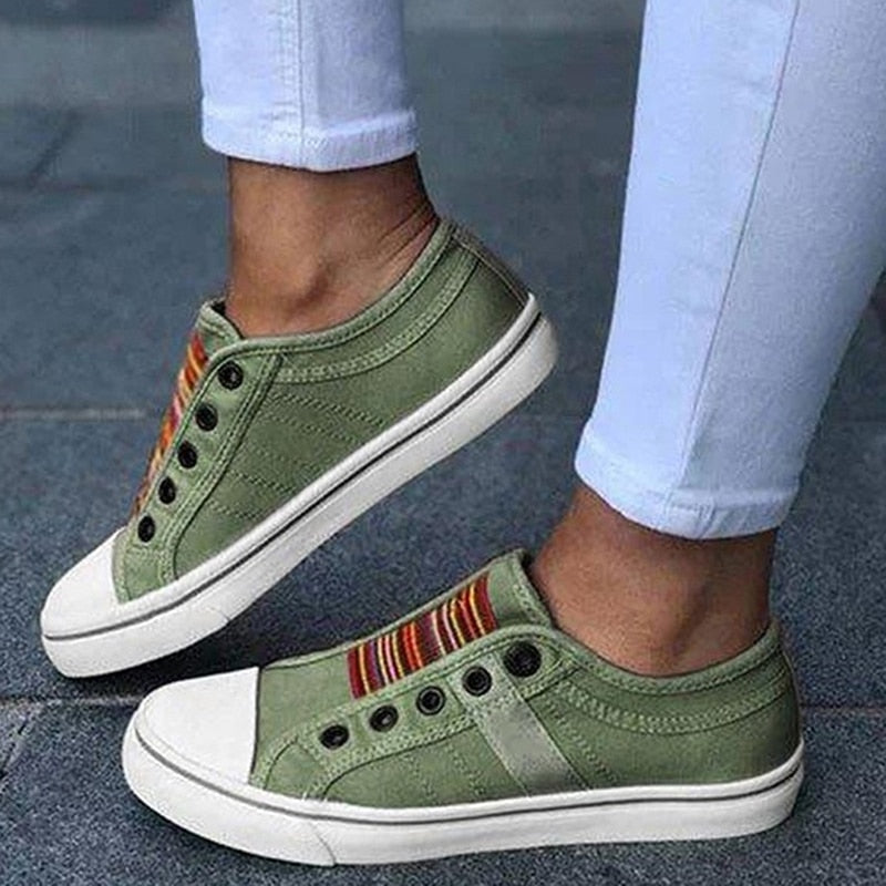 CorSneaks | Stylish Sneakers for Women-Green-4.5-State of Style