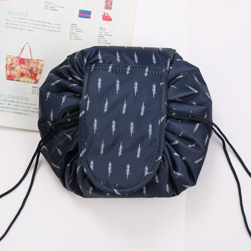 Portable Drawstring Cosmetic and Toiletry Bag