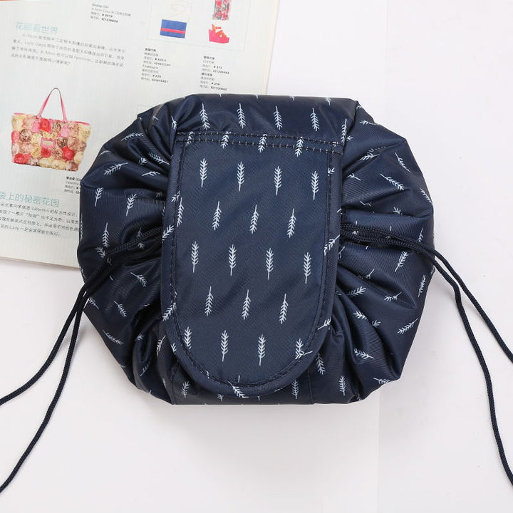 Portable Drawstring Cosmetic and Toiletry Bag